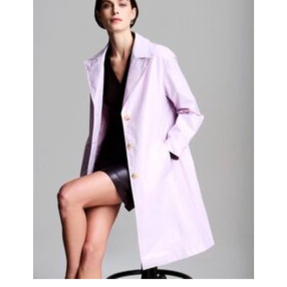 NWT Jane Post Raincoat Pink Light Slicker in Blush Pink Medium